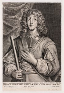 Prins Rupert van de Rijn, cavalerieofficier, ca. 1640 door Unbekannt