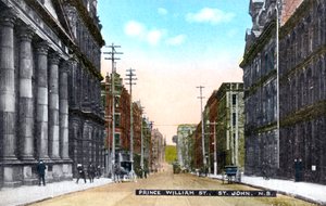Prince William Street, Saint John, New Brunswick, Canada, ca. 1900s door Unbekannt