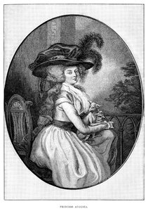 Prinses Augusta, tweede dochter van George III, 19e eeuw
