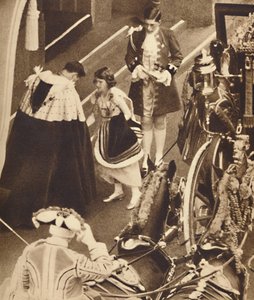 Prinses Elizabeth beheert de trein, 12 mei 1937