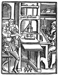Drukpers, 1511, 1893 door Unbekannt