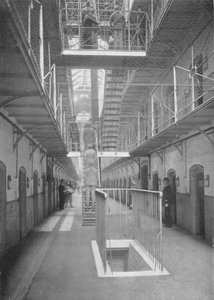 Gevangenen gaan dineren, Wormwood Scrubs Prison, Londen, ca. 1903