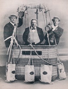 Professor Huntingdon, Mr. Frank Hedges Butler en de Hon. C. S. Rolls, 1906 door Unbekannt