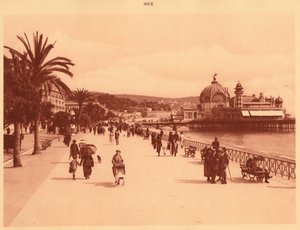 Promenade des Anglais en het Jetty Palace, Nice, 1930