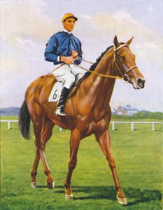 Prometheus, Jockey: W. Rickaby, 1939 door Unbekannt