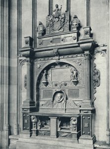 Provost Murrays graf 1624 aan het oostelijke uiteinde van de kapel