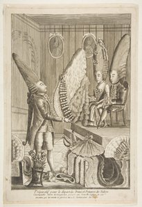 Préparatif pour le départ du Prince et Princesse des Nabots. Lincomparable Baron door Unbekannt