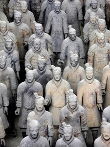 Qin Shi Huang Terracottaleger door Unbekannt