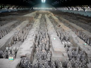 Qin Shi Huang Terracottaleger door Unbekannt