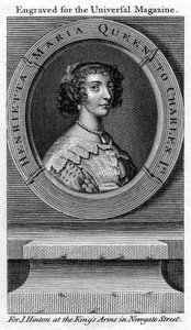 Koningin Henrietta Maria, koningin-gemalin van Karel I