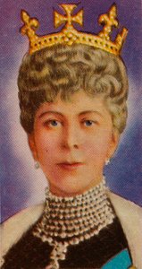 Koningin Mary, gemalin van koning George V, bij haar eerste staatsopening van het parlement, 1911 door Unbekannt