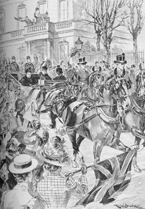 Laatste bezoek van koningin Victoria aan Londen, maart 1900 door Unbekannt