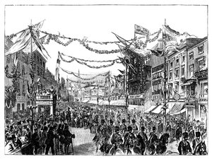 Bezoek van Koningin Victoria aan Birmingham, 1858