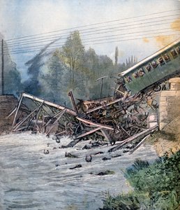Spoorwegongeluk, Munchenstein, Zwitserland, 14 juli 1891