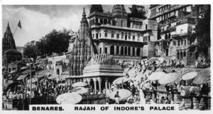 Paleis van de Radja van Indore, Benares, India