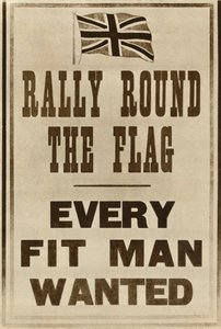 Verzamel Rond de Vlag: Elke Geschikte Man Gezocht, 1914, 1935 door Unbekannt