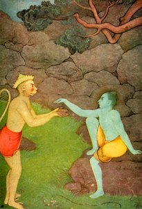 Rama stuurt zijn zegelring naar Sita, 1920