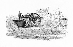 Maaimachine uitgevonden door James Smith van Deanston, 1816, 1904