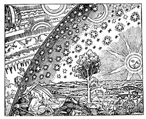 Reconstructie van een middeleeuwse opvatting van het universum, 19e eeuw