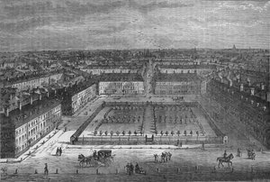 Red Lion Square, Londen, in 1800, 1878 door Unbekannt