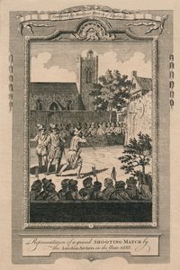Voorstelling van een groot Schietwedstrijd door de Londense Boogschutters in het jaar 1583
