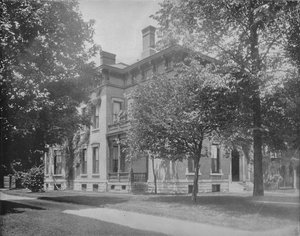 Residentie van Ex-President Harrison, Indianapolis, Indiana, c1897