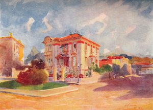 Residentie van H.E. Dr. Pedro de Toledo, ex-Minister van Landbouw, Avenida Beira Mar, 1914 door Unbekannt