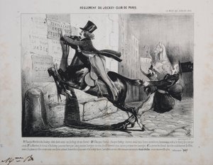 Reglement van de Jockey Club de Paris: Elk lid van de Jockey Club moet een jockey hebben..., 1800s