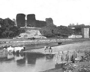Kasteel Rhuddlan, Denbighshire, Wales, 1894