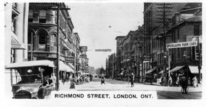 Richmond Street, Londen, Zuidwest-Ontario, Canada door Unbekannt