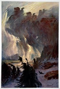 De rit van de Walkuren, 1906 door Unbekannt