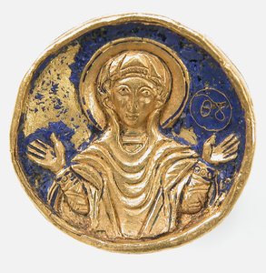 Ring met Emaille Bezel, Byzantijns, 19e of 20e eeuw 12e-13e eeuw stijl door Unbekannt