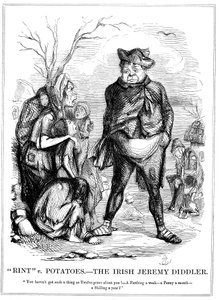Rint v Aardappelen - De Ierse Jeremy Diddler, 1845