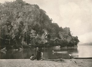 Rivierscène - De Tweede Kloof, nabij Bhamo, 1900 door Unbekannt