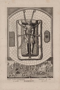 Robert Francois Damiens 1715-1757 in de Châtelet, 2 maart 1757 door Unbekannt