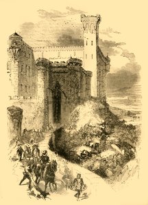 Robert van Normandië bij het kasteel van de graaf van Conversano door Unbekannt
