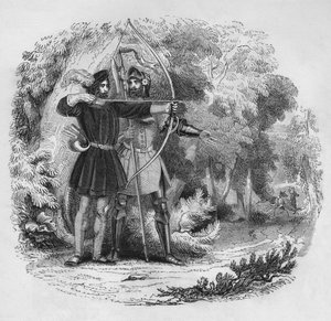 Robin Hood en Kleine Jan, 1845
