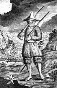 Robinson Crusoe, circa 1719