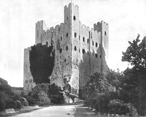 Kasteel van Rochester, 1894 door Unbekannt