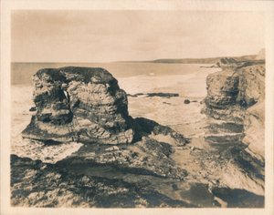 Rotsen bij Porth - Newquay, 1927 door Unbekannt