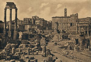 Roma - Het Romeinse Forum en de Capitoolheuvel, 1910 door Unbekannt
