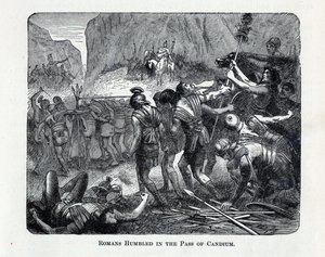 Romeinen Vernederd in de Pas van Caudium, 1882