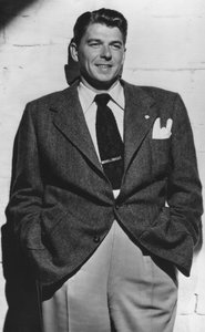 Ronald Reagan, 40e president van de Verenigde Staten van Amerika, ca. 1940s