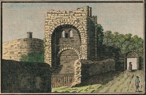 Rougemond Kasteel in Exeter, 18e eeuw