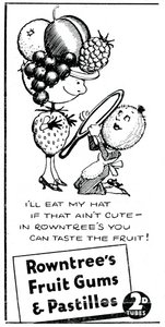 Rowntrees Fruit Gums en Pastilles, 1938 door Unbekannt