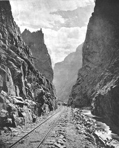 Royal Gorge van de Arkansas River, Colorado, VS