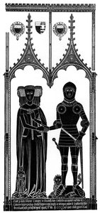 Wrijving van een middeleeuws gegraveerd koper, ca. 1421 1901 door Unbekannt