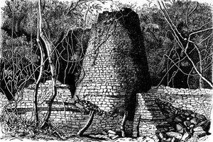 Ruïnes van Groot Zimbabwe, Afrika, 1892