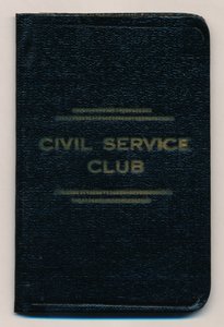 Regels van de Civil Service Club, ca. 1953 door Unbekannt