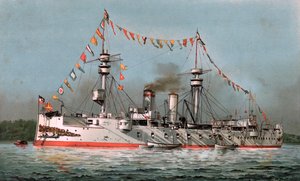  H.M. Schulschiff König Wilhelm door Unbekannt